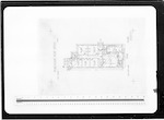 Nelson Post Offices, Murchison P.O. [Post Office], No. 1 plan elevation and sections, No. 2 site plan and levels of sections, Murchison, scale 8 feet to 1 inch, 50 links and 15 feet to 1 inch, 2 helios [heliographs], R.A. Patterson
