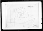 Auckland Post Offices, Kawakawa P.O. [Post Office], No. 1 site plan showing levels, No. 2 plan elevations sections and details, Kawakawa, scale 8 feet and 32 links to 1 inch, 2 helios [heliographs], R. Patterson