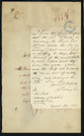 W Farquhar, Master, and John Coutts, Engineer, Auckland - "Glenelg" SS - reporting striking Ohiwa bar