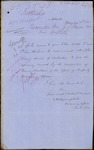 From: A [Alexander] Le Grand Campbell, Returning Officer, Motueka To: [Colonial Secretary] Date: 18 December 1865 Subject: Recommends Mr John Saxon as his Deputy