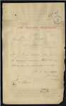 Henry S McKellar, for Secretary and Inspector, Customs and Marine Department, Wellington - J Frost - applies for licence to engage seamen - Brown deceased