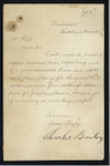 Henry S McKellar, for Secretary and Inspector, Customs and Marine Department, Wellington - Boat for Tiri Tiri [Tiritiri] Lighthouse - if unrepairable, enquire re cost of new boat - tenders for building from - Charles Bailey, Devonport - J W Carr and Sons, Auckland - H P Harrison, Breakwater