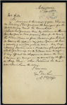 Alfred Peter Ratcliffe, Coast Waiter, Whangaroa - Return for Quarter - explaining why late in sending