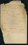 Alfred Peter Ratcliffe, Coast Waiter, Whangaroa - "Sarah Ann" Barque - arrived from Melbourne - instructions required