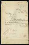 Alfred Peter Ratcliffe, Coast Waiter, Whangaroa - Receipt Book - requesting for fees
