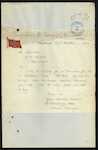 Thomas Henderson, Union Steam Ship Company, Auckland - "Southern Cross" John McIntosh, Master - application for transire