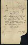 William Seed, Secretary and Inspector of Customs, Wellington - "Stella" to sail for Tiri Tiri [Tiritiri] and Cape Maria Van Diemen - advise agents