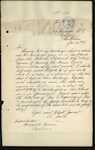 A Smith, Carlton, Melbourne - "Roderick Dhu" - requesting statement of time on discharge