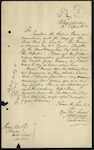 Alfred Peter Ratcliffe, Coast Waiter, Whangaroa - "Minnie Hare" - re export form. Cargo to Levuka