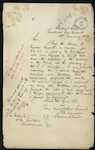 Henry Williamson, Crown Solicitor, Wellington - J S Allan- forwarding ú2, payment for taking down depositions re "Triumph" stranding
