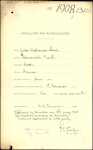 From: Jules Alphonse Lair, Palmerston North Date: 19 May 1908 Subject: Memorial for Naturalisation