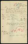 Alfred Peter Ratcliffe, Coast Waiter, Whangaroa - "Bee", "Hokianga" and "Fly" - forwarding fees for Steam Launch Certificates
