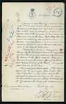 Shipping Master, Sydney - George Eggs (Greek) ex "St Lawrence" - requesting wages, discharge and other papers