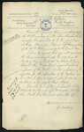 Henry S McKellar, for Secretary and Inspector, Customs and Marine Department, Wellington - John Marsh - promoted to Principal Keeper, Cape Maria van Diemen in place of C H O Robson, removed to French Pass