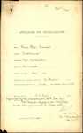 From: Hans Peter Hansen, Auckland Date: 12 January 1907 Subject: Memorial for Naturalisation