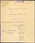 From: Albert Anderson, Maropin Date: 3 February 1906 Subject: Memorial for Naturalisation