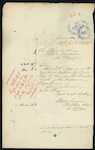 Harry Gordon, Walkers Store, Te Kopuru - Frederick Ward - discharge papers picked up near Kaipara Lighthouse