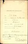 From: Joseph Kaspar Butler, Inglewood Date (received): 22 June 1906 Subject: Memorial for Naturalisation