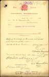 From: Martin Albert Rhinesmith, Kaiteratahi Date: 3 July 1905 Subject: Memorial for naturalisation