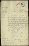 Henry S McKellar, for Secretary and Inspector, Customs and Marine Department, Wellington - H C Hayward, Captain "Agnes Donald" Schooner - re Naval Court proceedings at Samoa