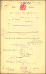 From: Henry Borst, Gisborne Date: 6 October 1905 Subject: Memorial for naturalisation