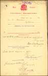 From: Charles Hansen, Gisborne Date: 23 October 1905 Subject: Memorial for naturalisation