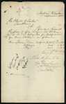 Alfred Peter Ratcliffe, Coast Waiter, Whangaroa - River Steamers "Bee", "Hokianga" and "Fly" - forwarding fees for Certificates