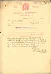 From: Ida Butler, Inglewood Date: 5 November 1902 Subject: Memorial for naturalisation [File cover only]