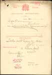 From: Andrew Peterson, Farmer, Tauhoa, Auckland Date: 12 January 1901 Subject: Memorial for naturalisation