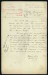 William Seed, Secretary, Department of Trade and Customs, Wellington - Blue Collar Cloth - inform C C Fleming decision re duty