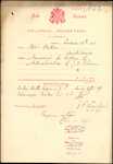 From: E B Baker, Auckland Date: 22 June 1901 Subject: Memorial for letters of naturalisation of John Frederick Ahrens