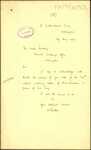 From: W Sinclair [Solicitor], Wellington Date: 1 June 1903 Subject: Asking whether there is any use in Sue Sing, a Chinaman, applying for naturalisation