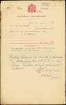 From: L G West, [Architect], Palmerston North Date: 15 December 1903 Subject: As to naturalisation of Hans Hansen Bolstad