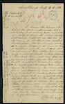 Henry Parker, Tide Surveyor, Customs Office, Auckland - "Mararoa" - reporting crew member taking small parcel ashore