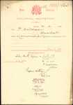 From: Peter Anderson, Blackball Date: 24 April 1900 Subject: Memorial for naturalisation
