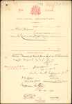 From: Frederick William Horn, Caversham Date: 14 November 1900 Subject: Memorial for Naturalisation