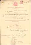 From: William Jones, Wellington Date: 15 February 1899 Subject: Memorial for naturalisation of Henry Frank Aussel