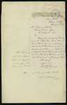 Frederick S Sumner, Surrey Hills, Sydney - Discharge Papers - asking for copy of discharge as Steward on "May Queen" in 1879