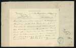 Henry S McKellar, Collector of Customs, Wellington - "Waitaki" - stranded on Black Head, East Coast 23 April - forwarding Certificate of Registry