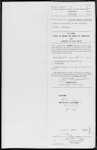TOWNSEND William Henry - Auckland - Clerk