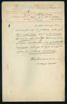Henry S McKellar, Secretary and Marine, and Inspector of Customs, Wellington - S J Jackman - granted 3 months leave of absence previous to leaving the service