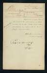 Henry S McKellar, Secretary and Marine, and Inspector of Customs, Wellington - Moss Davis - forwarding Bond executed by him and returning previous Bond executed by S Jaggar [Jagger], cancelled