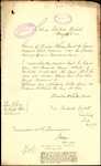 From:W Hall Jones High Commissioner, London Date: 4 March 1910 Subject: Inquiry for George Frederick White