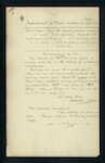 Alexander Rose, Collector and Registrar, Auckland - H E Kennedy - asks rate on piping drawn from block tin - Collector's opinion