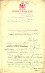 From: Mrs Ethel Stephens, Thames Date: 8 January 1910 Subject: Inquiry regarding Frederick Isaacs
