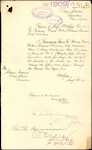 From: Sir William Hall-Jones, High Commissioner, London Date: 21 September 1909 Subject: Inquiry for Arthur Richard Lawrence