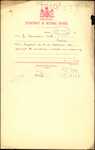 From: John Duncan Esq MP, Picton Date: 31 January 1910 Subject: Application of H O Western for permit to auction meat in evening