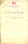 From: [Lord Plunket] Governor, Wellington  Date: 19 April 1910 Subject: Varying Order in Council of 28 July 1891 to permit burial of Mary Edwards in Public Portion of Wellington (Sydney Street) Cemetery
[Former correspondence from Richard Henry Edwards]