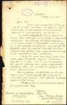 From: James William Bradly, Gisborne Friendly Societies Conference, Gisborne Date: 14 May 1910 Subject: For permit for Mr G Miller (auctioneer) to auction baskets at basket social