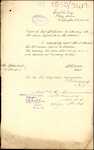 From: Alexander Shaw, Secretary of Campbell Benefit Committee, Wellington Date: 20 September 1910 Subject: For permit to raffle in aid of widow of David McLaren Campbell